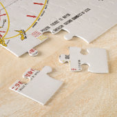  kaart van de Tweede Wereldoorlog Legpuzzel (Zijkant)