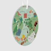 Kaart van de tweeledige organisatie Brooklyn Ornament (voorkant)