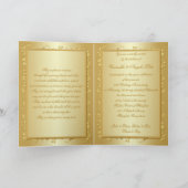 kaart van de Uitnodiging van de Foto van het 50ste (Binnen)