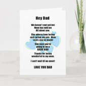 Kaart van de vaderdag voor de verwachte vader (Voorkant)