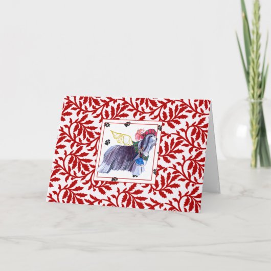 Kaart van de Vakantie van de Collie NOEL van de (Voorkant)