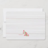 Kaart van de Vakantie van de Foto van Kerstmis de (Achterkant)