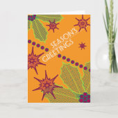 Kaart van de Vakantie van de Groeten van het (Voorkant)