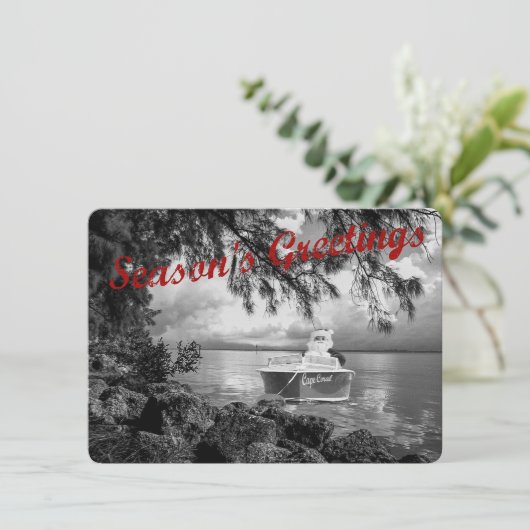 Kaart van de Vakantie van de Kerstman van het (Staand voorkant)