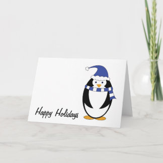 Kaart van de Vakantie van de Kleren van de pinguïn