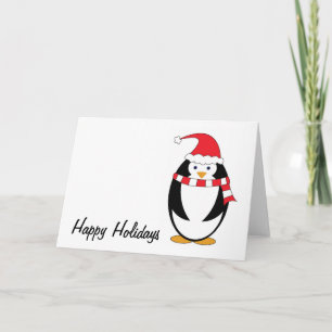 Kaart van de Vakantie van de Kleren van de pinguïn