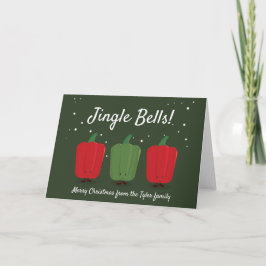 Kaart van de Vakantie van de Peper van Jingle Bell