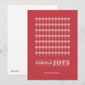 Kaart van de Vakantie van de pepermunt de Geisha (Voorkant / Achterkant)