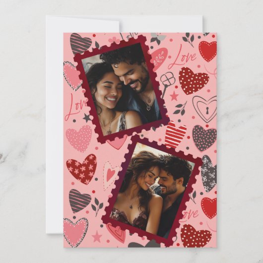  Kaart van de Valentijn - Romantische zin (Voorkant)