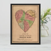 kaart van de Valentijn van het hart van een vrouw (Staand voorkant)