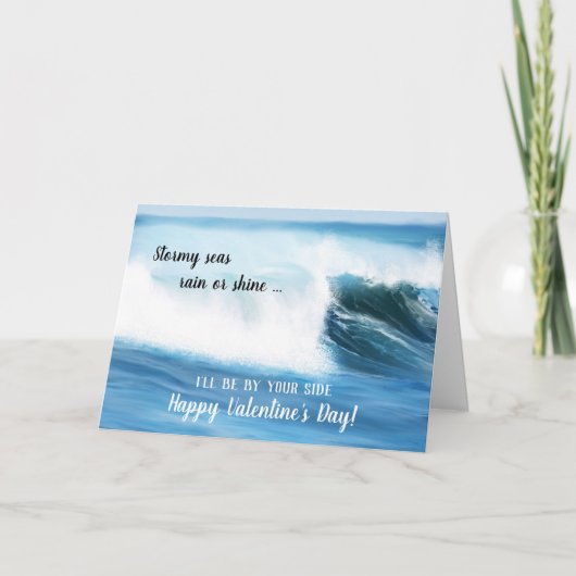 Kaart van de Valentijnsdag van de Golf van de Kant (Voorkant)