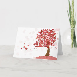 Kaart van de Valentijnsdag van de hartstructuur