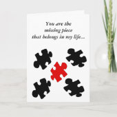 Kaart van de Valentijnsdag van de Liefde van het (Voorkant)