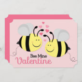 Kaart van de Valentijnsdag van de Mijn van de bij (Voorkant / Achterkant)