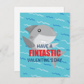 Kaart van de Valentijnsdag van haaien (Voorkant / Achterkant)