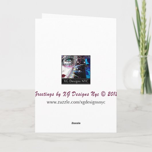 Kaart van de Valentijnsdag van het patriottische (Achterkant)