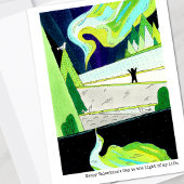 Kaart van de Valentijnsdag van Northern Lights