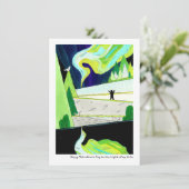 Kaart van de Valentijnsdag van Northern Lights (Staand voorkant)