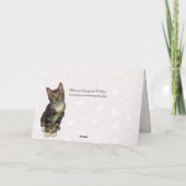 Kaart van de Valentijnse bank van Bandit - Kat / K (Achterkant)