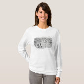 Kaart van de vangst van tonijn t-shirt (Voorkant volledig)