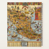 Kaart van de Verenigde Mexicaanse Staten Planner (Achterkant)