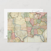 Kaart van de Verenigde Staten (Voorkant / Achterkant)