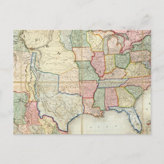 Kaart van de Verenigde Staten (Voorkant)