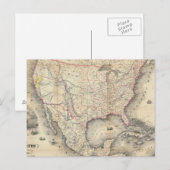 Kaart van de Verenigde Staten (Voorkant / Achterkant)