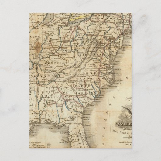 Kaart van de Verenigde Staten 3 (Voorkant)