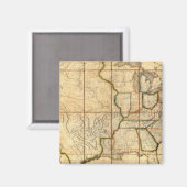 Kaart van de Verenigde Staten 3 Magneet (Voorkant / Achterkant)