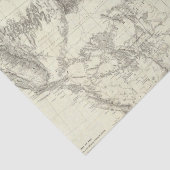 Kaart van de Verenigde Staten 4 Tissuepapier (Detail)