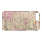 Kaart van de Verenigde Staten 5 Case-Mate iPhone Case (Achterkant (Horizontaal))