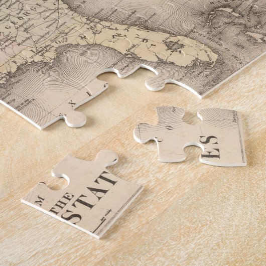 Kaart van de Verenigde Staten 5 Legpuzzel (Zijkant)