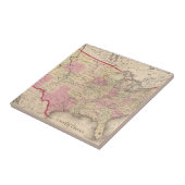 Kaart van de Verenigde Staten 5 Tegeltje (Zijkant)