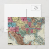 Kaart van de Verenigde Staten, Canada, Mexico (Voorkant / Achterkant)