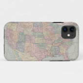 kaart van de Verenigde Staten Case-Mate iPhone Case (Achterkant (horizontaal))