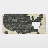 Kaart van de Verenigde Staten Case-Mate Samsung Galaxy Hoesje (Achterkant (horizontaal))