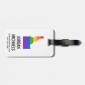 Kaart van de Verenigde Staten | De staat Idaho Bagagelabel (Achterkant horizontaal)