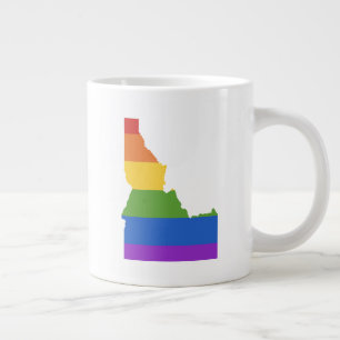 Kaart van de Verenigde Staten De staat Idaho Grote Koffiekop