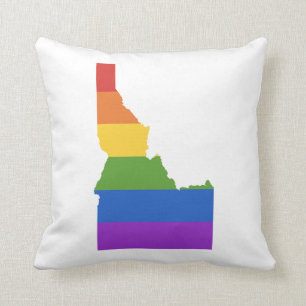 Kaart van de Verenigde Staten De staat Idaho Kussen