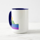 Kaart van de Verenigde Staten | De staat Idaho Mok (Voorkant links)