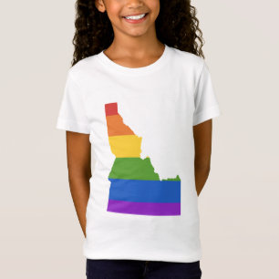 Kaart van de Verenigde Staten   De staat Idaho T-shirt