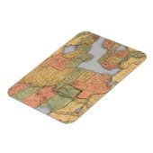 Kaart van de Verenigde Staten en Canada Magneet (Linkerzijde)