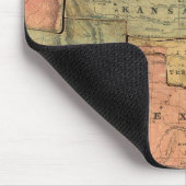 Kaart van de Verenigde Staten en Canada Muismat (Hoek)