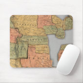 Kaart van de Verenigde Staten en Canada Muismat (Met muis)