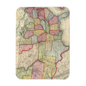 Kaart van de Verenigde Staten en gebieden Magneet (Verticaal)