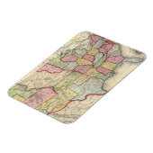 Kaart van de Verenigde Staten en gebieden Magneet (Linkerzijde)