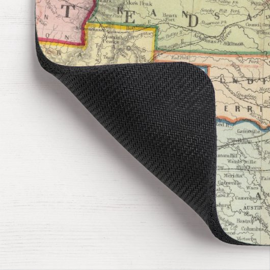 Kaart van de Verenigde Staten en gebieden Muismat (Hoek)