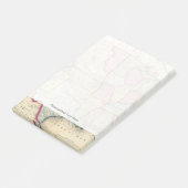 Kaart van de Verenigde Staten en gebieden Post-it® Notes (Schuin)