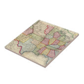 Kaart van de Verenigde Staten en gebieden Tegeltje (Zijkant)